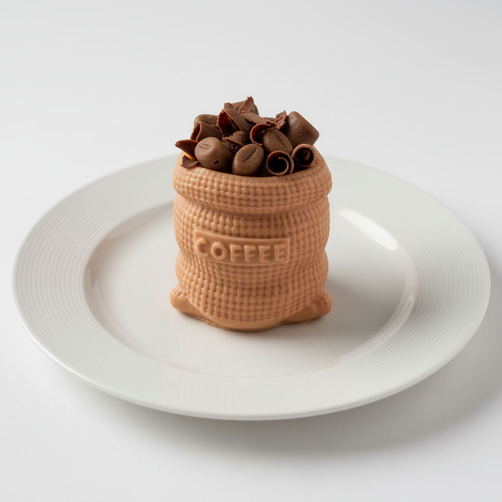 Caramel latte mousse