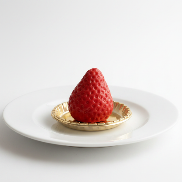 Strawberry Bonbon on Plate